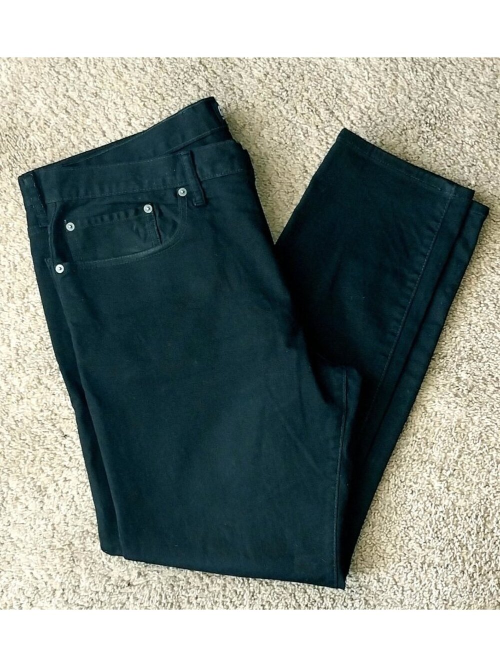 GAP Mens Skinny Jean Black Casual Stretch 38X30 Excellent Condition